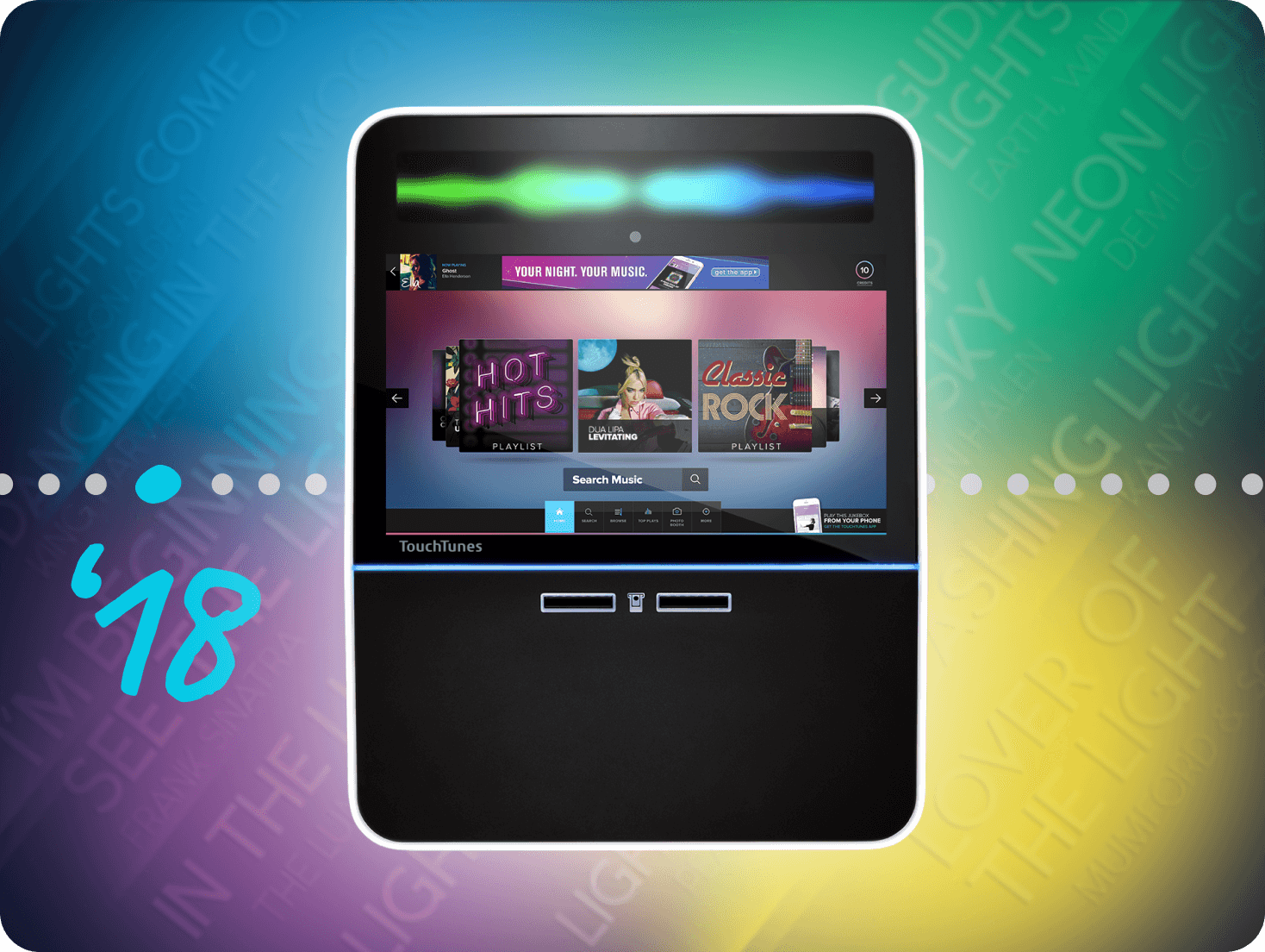 TouchTunes Angelina jukebox