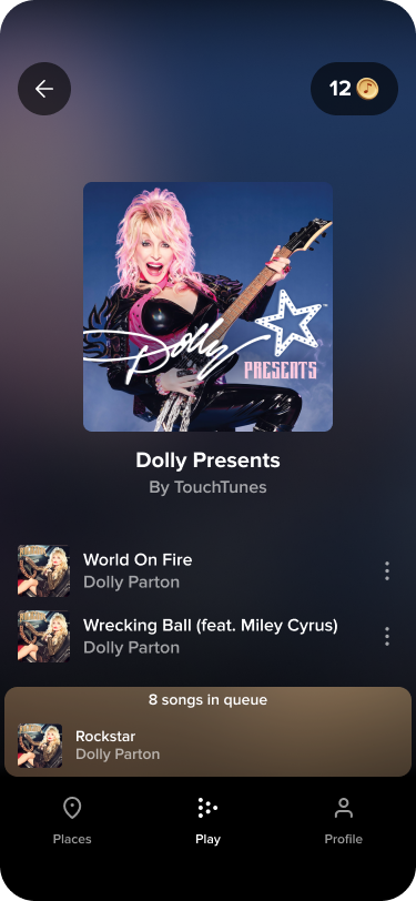 TouchTunes app